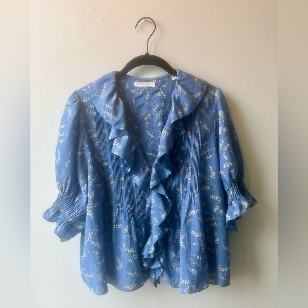 Doen Henri Top in Lapis Bluebell Ballad in Medium